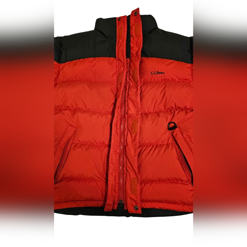 L.L. Bean Outdoors Men's Puffer Jacket Goose Down Lined Large - Picture 2 of 13